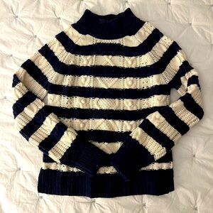 Navy/white JCrew sweater
